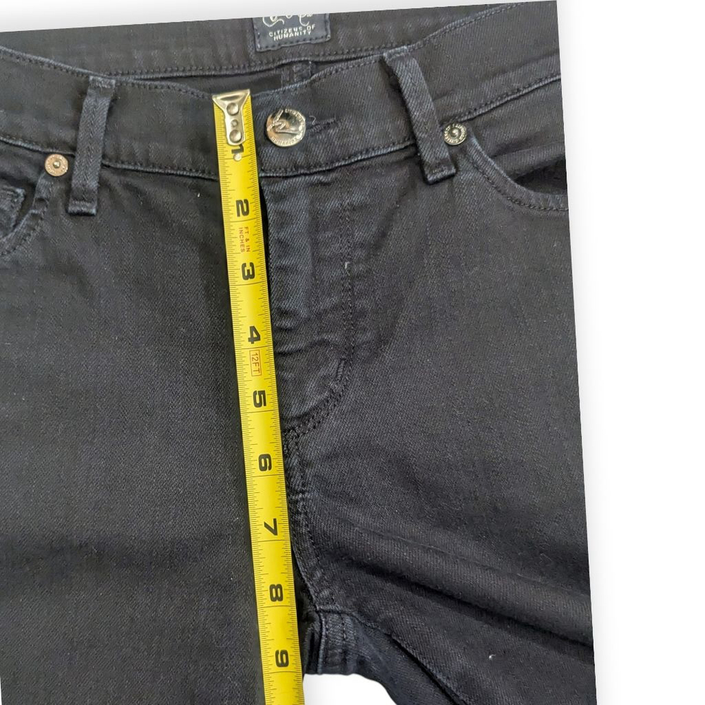 Citizens of Humanity Black Amber Bootcut Midrise Jeans 28 - Picture 12 of 15